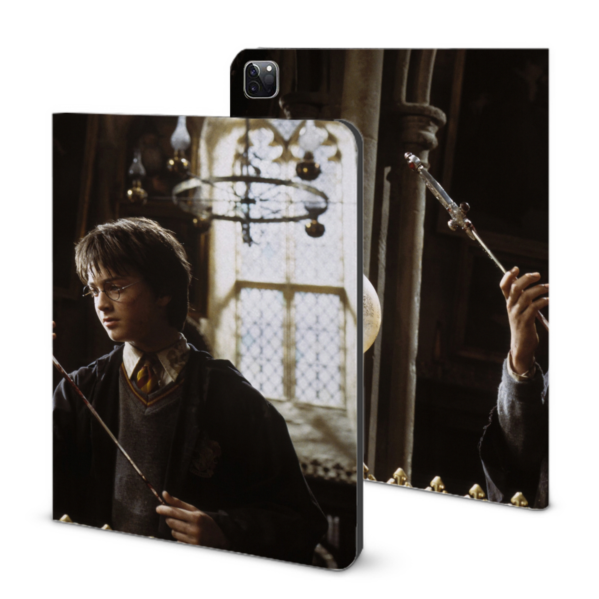 （画像用） Harry Potter ハリー・ポッターシリーズ IPad ケース ブック型 PUレザー TPU 耐衝撃 軽量 薄型 ペン収納なし 全面保護 IPad 各モデル対応